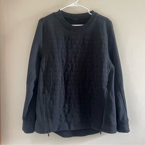 Black lululemon crewneck sweatshirt